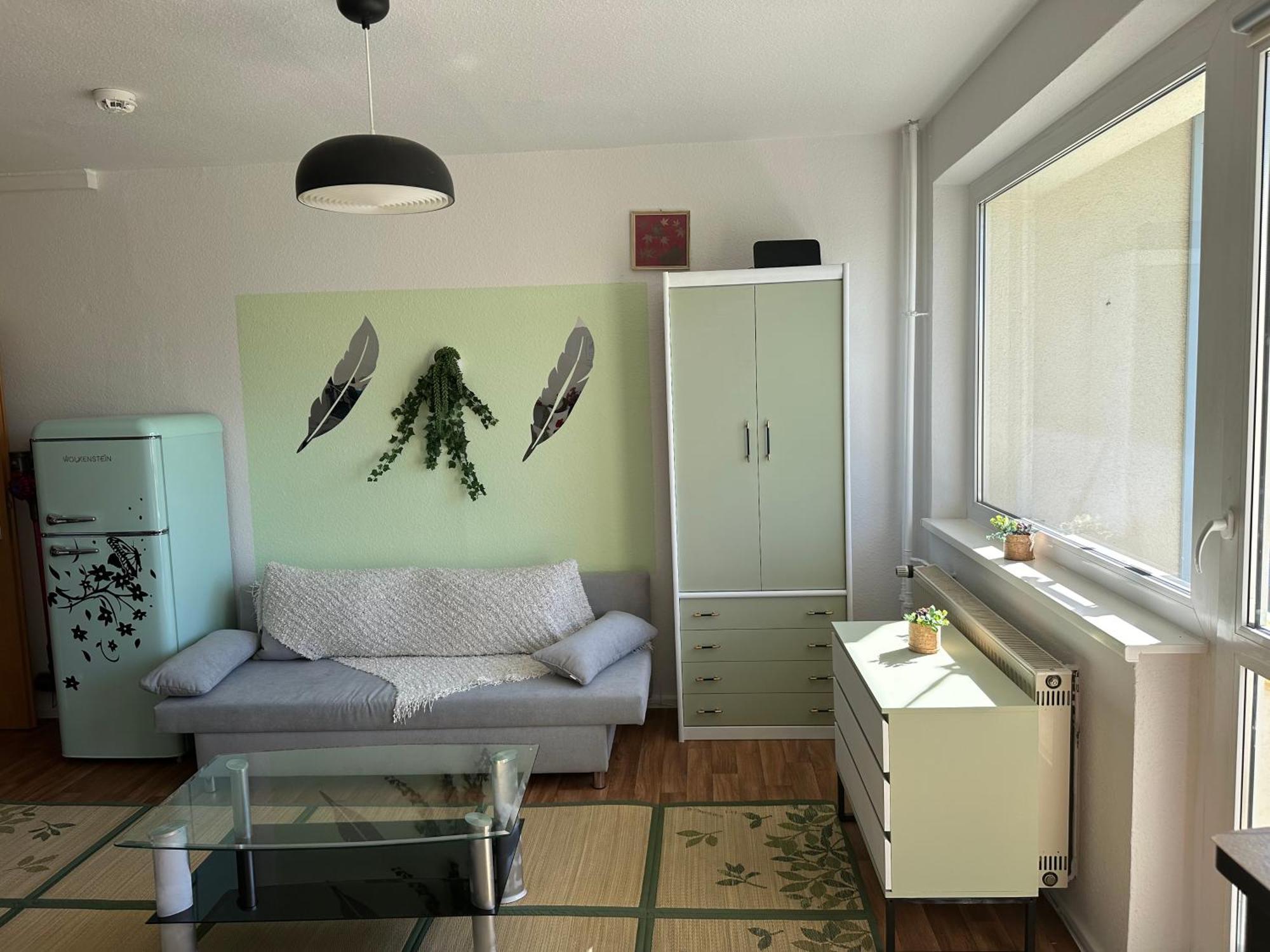 Ruhige Sonnige 1,5 Zimmer Wohnung 에르푸르트 외부 사진